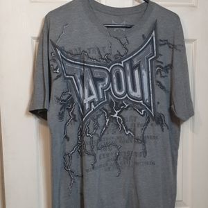 Men's size Large Gray TapOut shirt